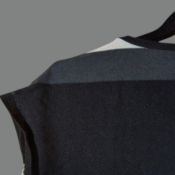 MaxMara Black and Tan Striped Women's Top - Picture 3 of 5